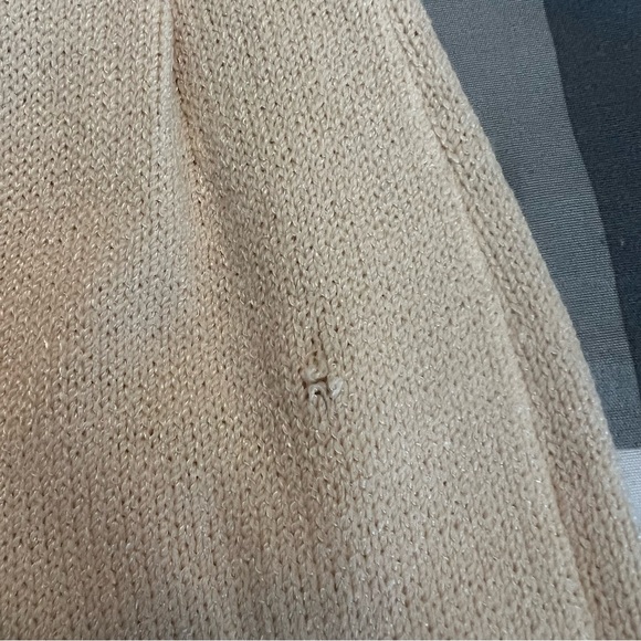 Vintage 70s St. John Cream Santana Knit Double Breasted Sleeveless Dress sz XS - Picture 9 of 15